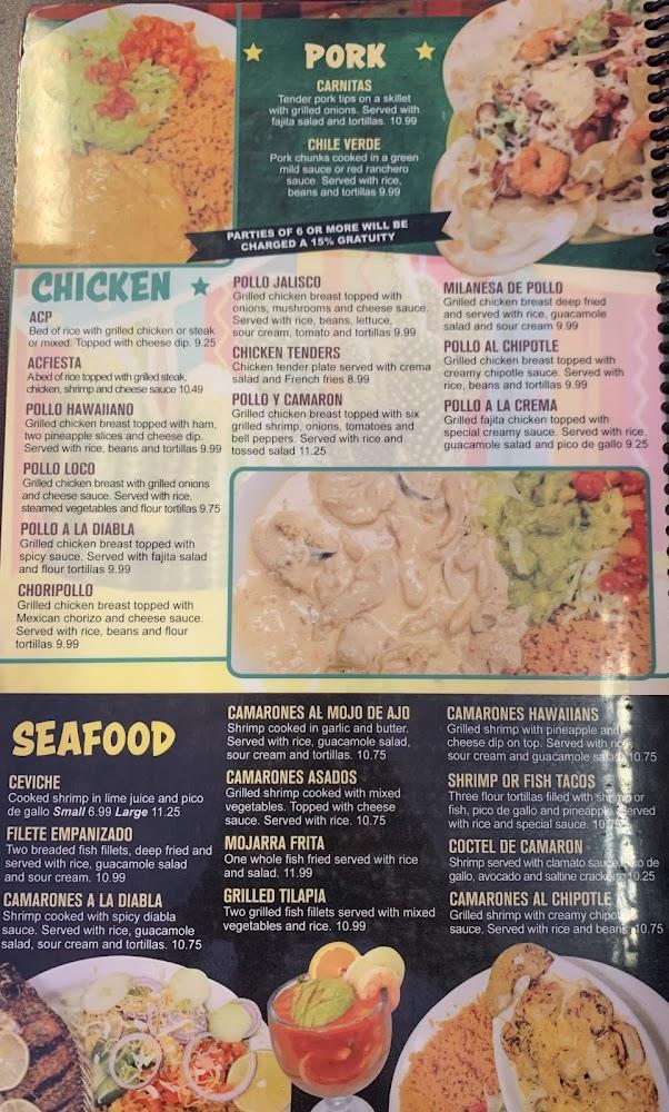 Fiesta Jalisco Mexican Grill Menu image 4
